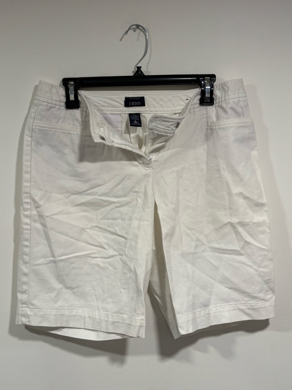 Izod White Women's Stretch Cotton Skirt